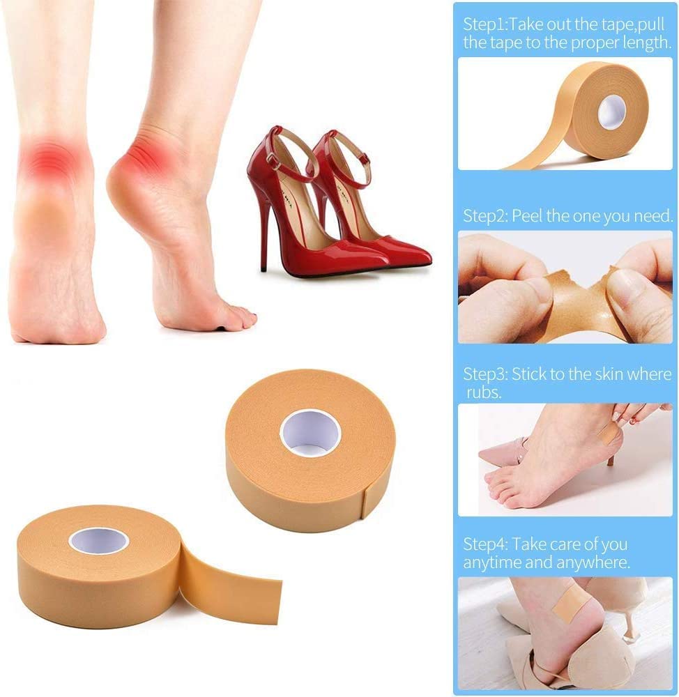 Waterproof Foot Care Sticker Heel Grip Tape Foot Care Protector Anti Slip Feet Pad Adhesive Heel Insole Cushion Shoe Tape For Skin Tape Bandages