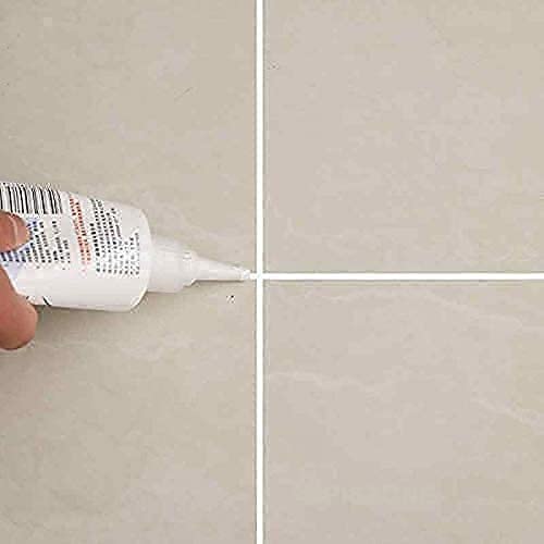 Tiles Gap Filler Waterproof Crack Grout Gap Filler Agent Water Resistant Silicone Sealant For Diy Home Sink Gaps/Grouts Repair Filler Tube Paste For Kitchen, Bathroom (180 Ml)