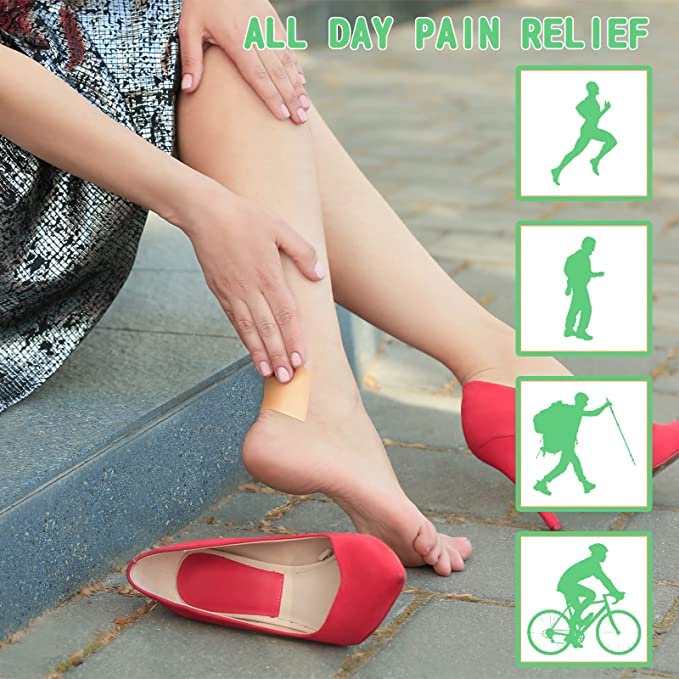 Waterproof Foot Care Sticker Heel Grip Tape Foot Care Protector Anti Slip Feet Pad Adhesive Heel Insole Cushion Shoe Tape For Skin Tape Bandages