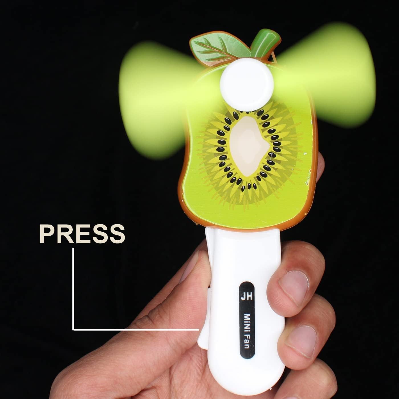 Hand Pressure Mini Fan Fruit Shape Cute Squeeze Toys/Cool Summer Fan/Fan Without Battery/Kids Fan Toys(Multi Color) (1)