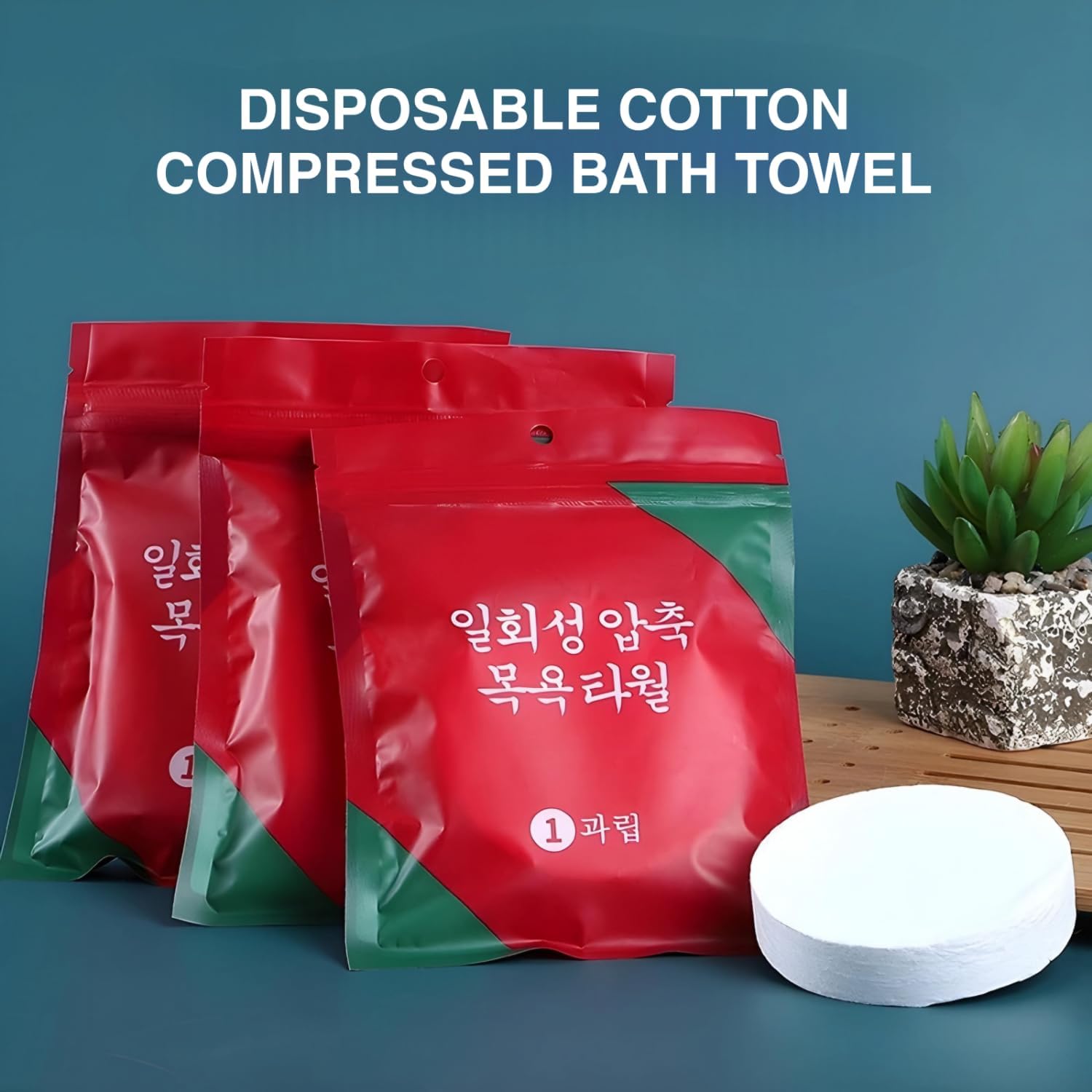 Bath Magic Towel Tablets for Travel Disposable Quick Dry Compressed Towel Large Portable Beach Bathrobe Washable Lightweight Absorbent Cotton Big Size Face Towel - 70 x 140cm