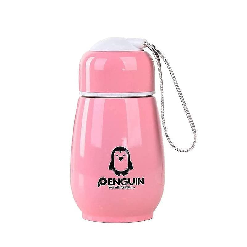 Penguin Water Bottle - Cute Penguin Thermos Penguin Shape Stainless Steel Vacuum Cup Flask Bottle to Store Juice, Milk, Hot & Cold Tea Coffee for Outdoor Camping Hiking Office