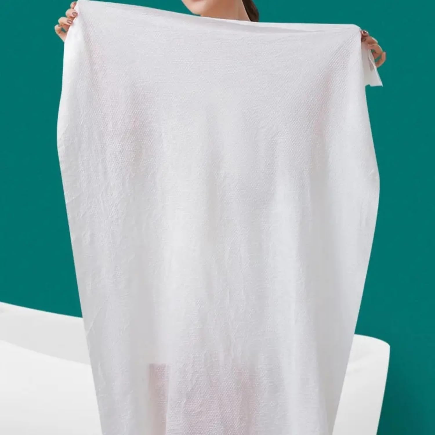 Bath Magic Towel Tablets for Travel Disposable Quick Dry Compressed Towel Large Portable Beach Bathrobe Washable Lightweight Absorbent Cotton Big Size Face Towel - 70 x 140cm