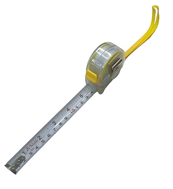 3 Meter Measuring Tape With Lock Transparent Plastic Short Measuring Tape (3m)