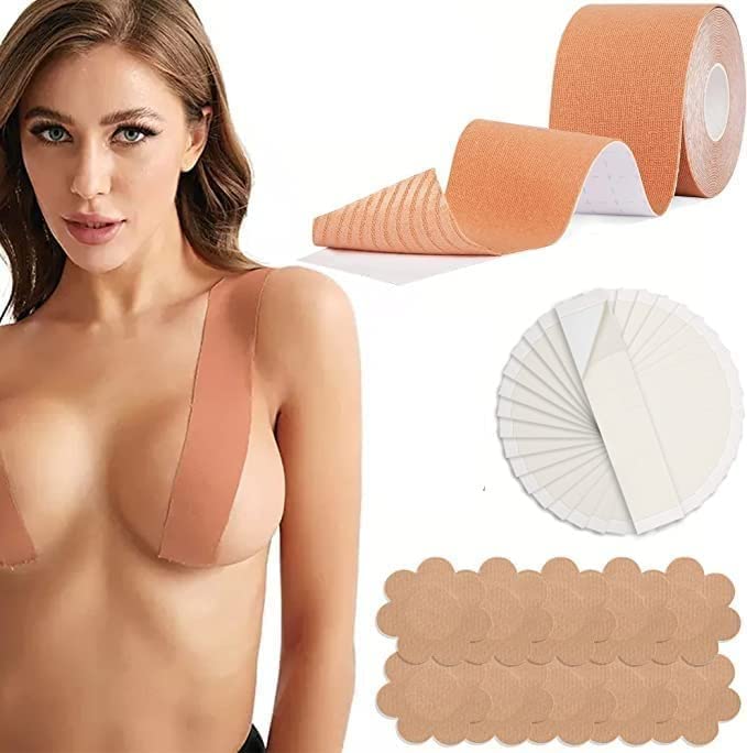 Boob Tape for Women Push Up & Lifting Breast Tape Breast Lift Bra Tape for Breast Lift Double Sided Tape (Boob Tape)