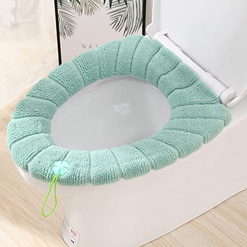 Washable Soft Warmer Toilet Seat Cover/Toilet Seat Cushion Mat/Toilet Seat Lid Cover Pads/Easy Installation & Cleaning