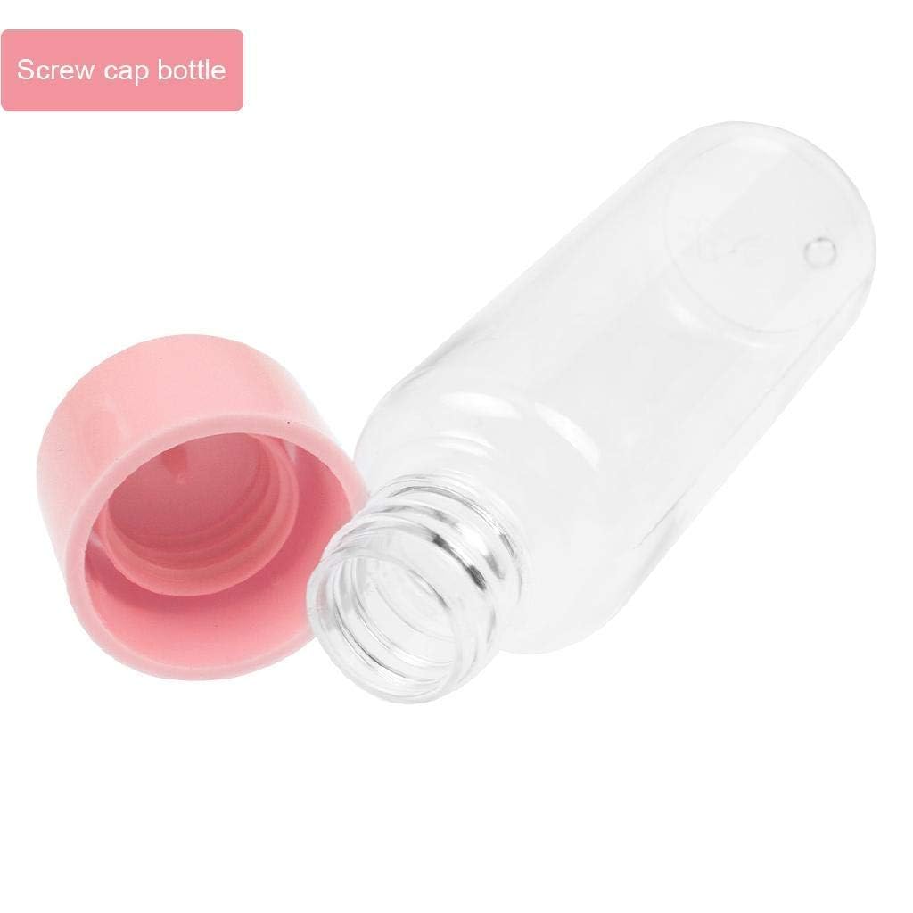 7 PCS COSMETICS BOTTLE for Travel Refillable Small Mini Empty Plastic Pump/Spray/Squeeze Bottles for Cosmetic