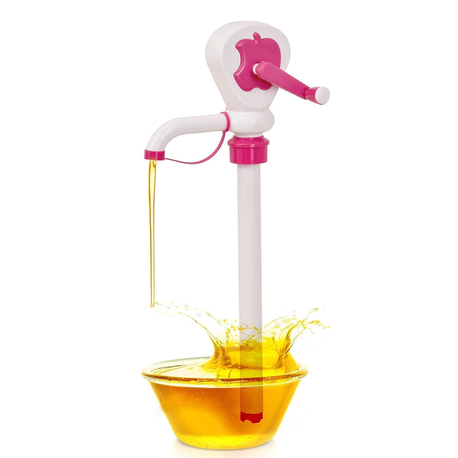 Manual Hand Oil Pump for Kitchen Tin Cans Pumping Machine Automatic Bottle Fuel Transfer Oil Pump for Oil can 15 litres Steel Tin