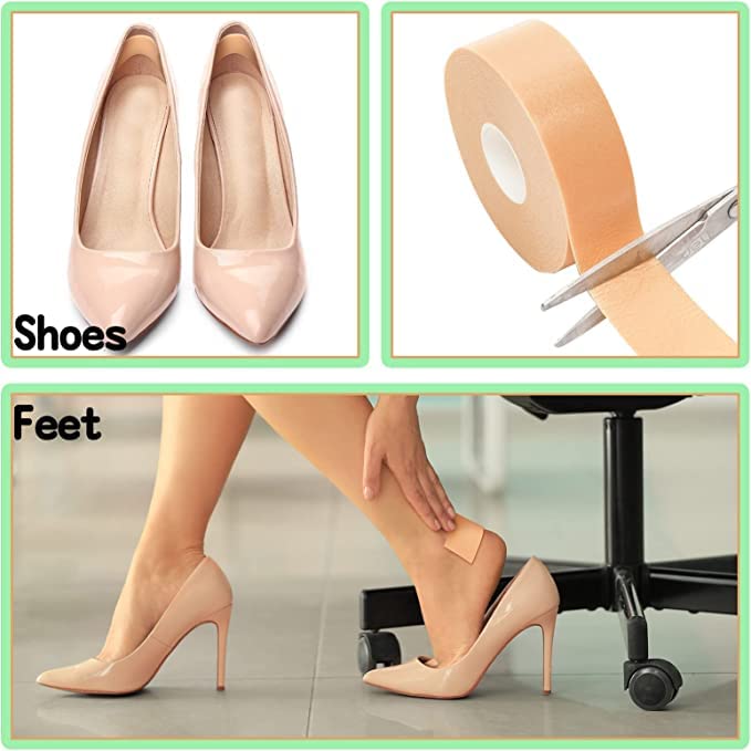 Waterproof Foot Care Sticker Heel Grip Tape Foot Care Protector Anti Slip Feet Pad Adhesive Heel Insole Cushion Shoe Tape For Skin Tape Bandages