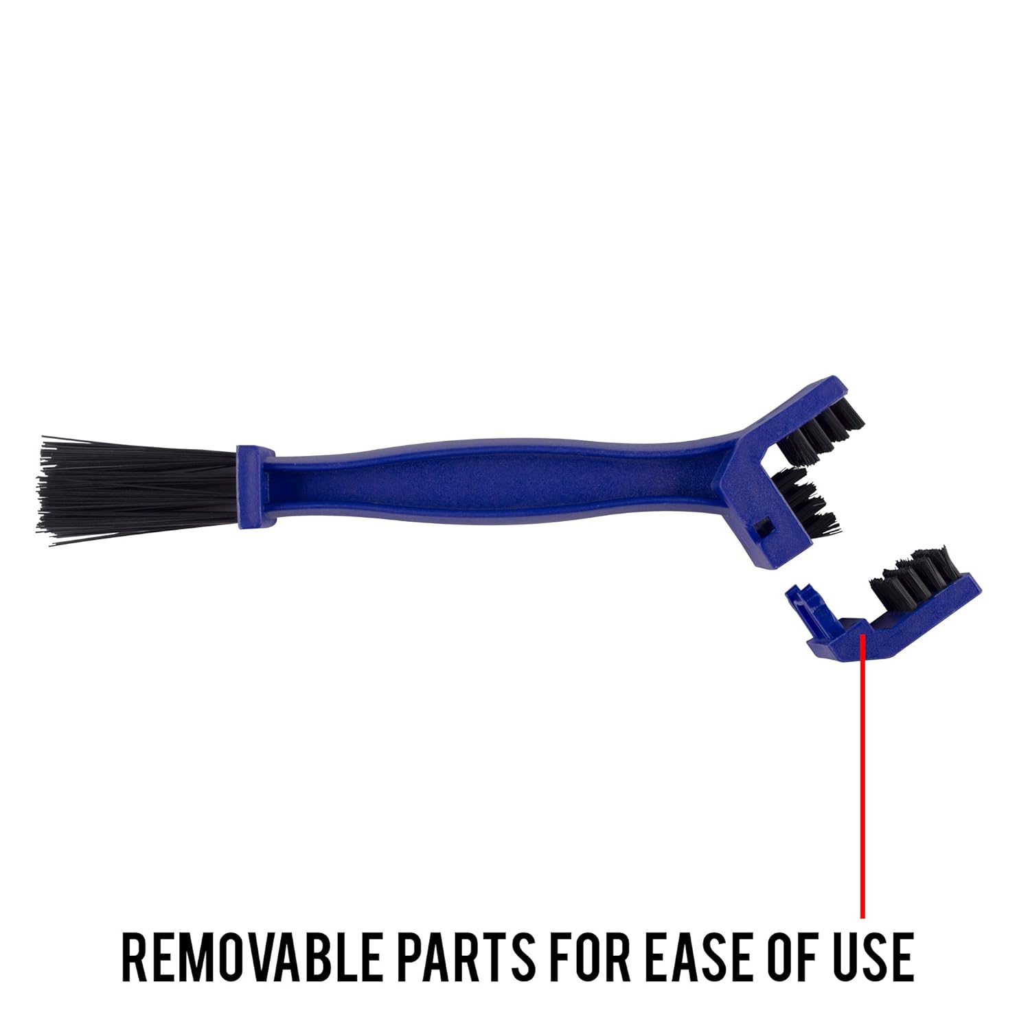 Universal Motorcycle/Cycle Chain Cleaner Brush for Bikes (Blue)