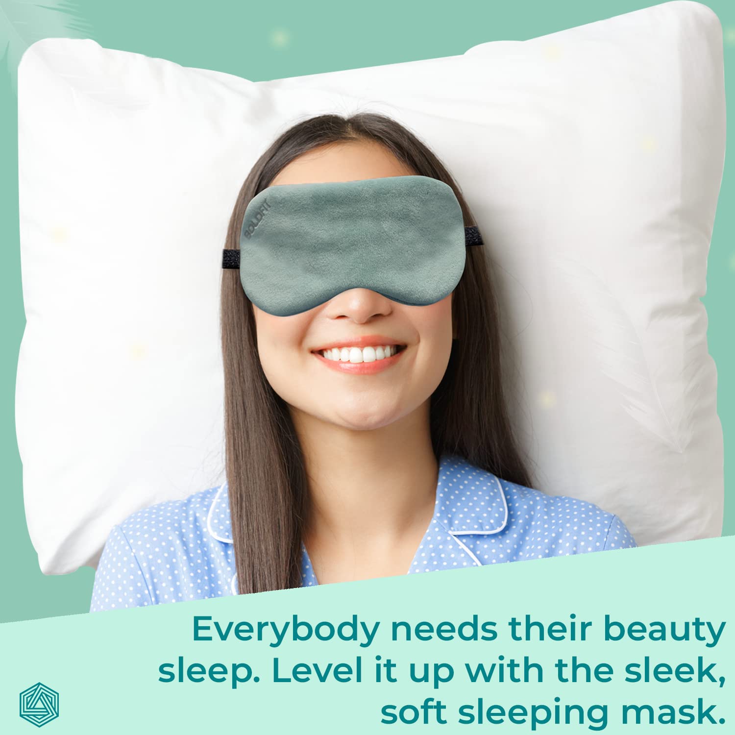 Eye Mask for Sleeping with Adjustable Strap Super Soft Sleeping Mask Blind Fold for Comfortable Sleep Travelling Sleep Mask Pad for Girls Sleeping Eye Mask Blind Folds for Sleeping - Black